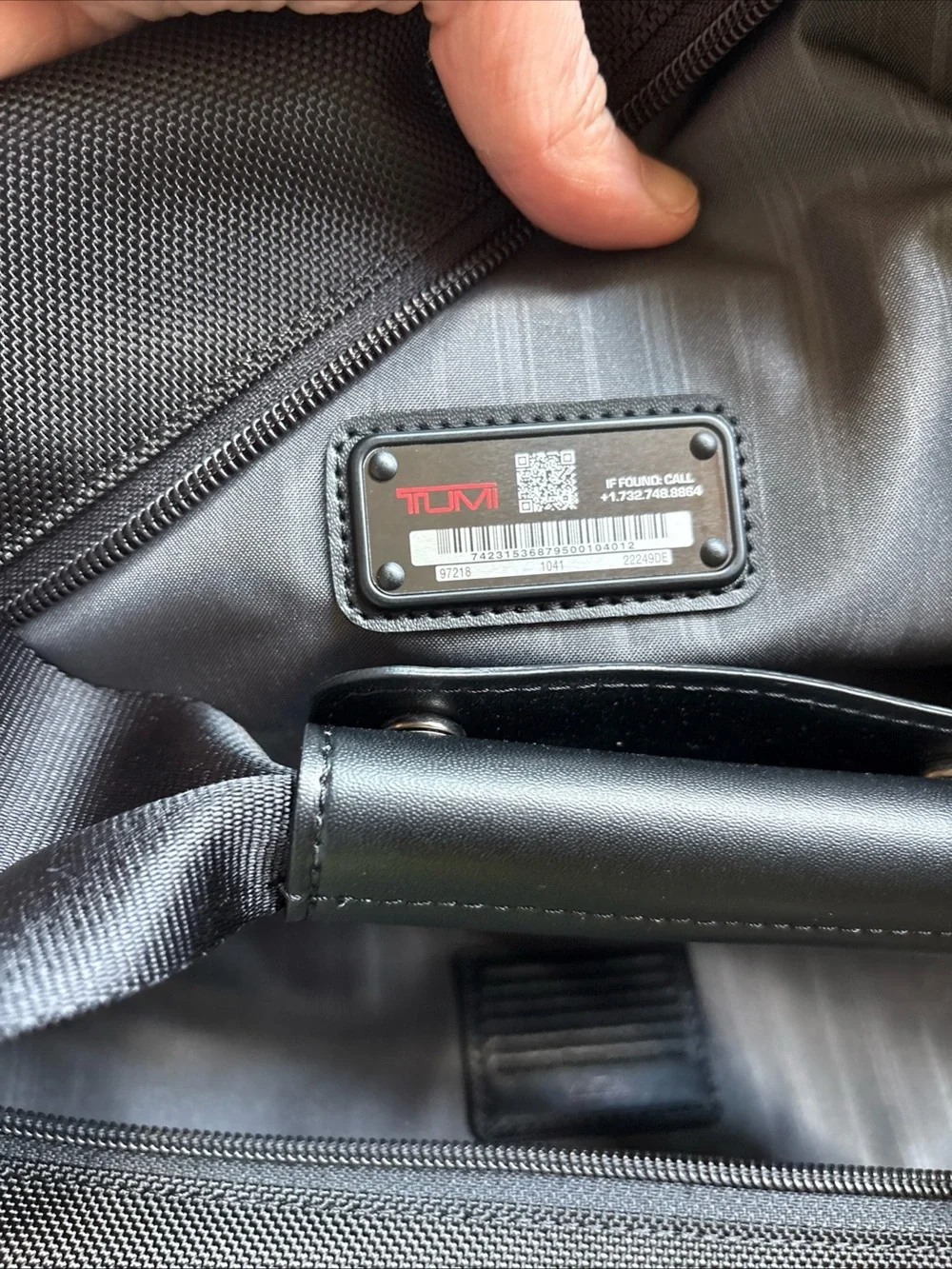 TUMI Travel Satchel Double Ballistic Duffle Bag Nylon Black 22249DE Subaru X New